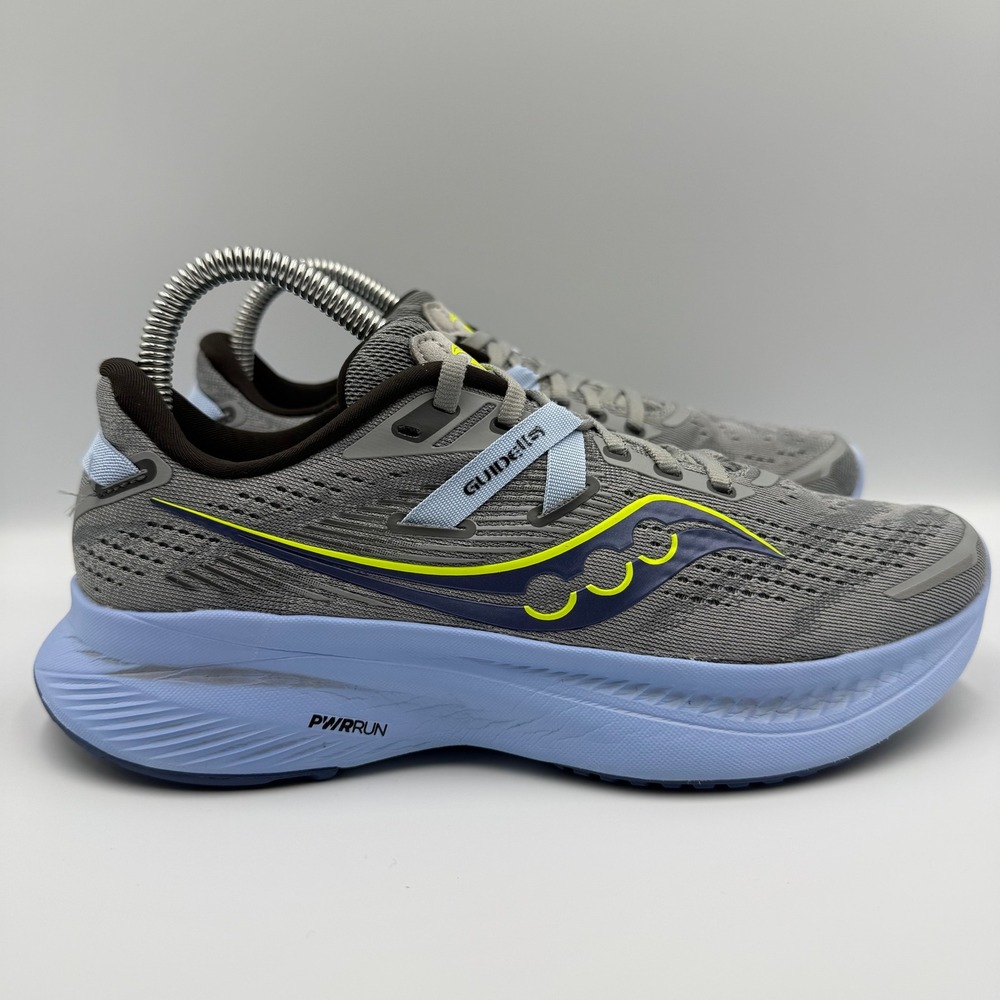 Saucony Guide 16 Running Shoes Grey Women Size 11‎ Stability PWRRUN Sneakers